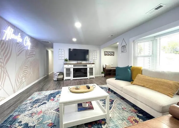 5 Min To Borgata Coastal Home Large Patio-Deck